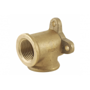 Spartan PVC Bracket Elbow 20mm Brass DR - EBPVC20